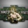 Boxing - Alexander Povetkin - Sport 5 Panel Canvas Art Wall Decor