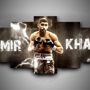 Boxing - Amir Khan - Sport 5 Panel Canvas Art Wall Decor