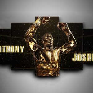 Boxing - Anthony Joshua - Sport 5 Panel Canvas Art Wall Decor
