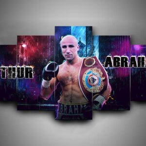 Boxing - Arthur Abraham - Sport 5 Panel Canvas Art Wall Decor