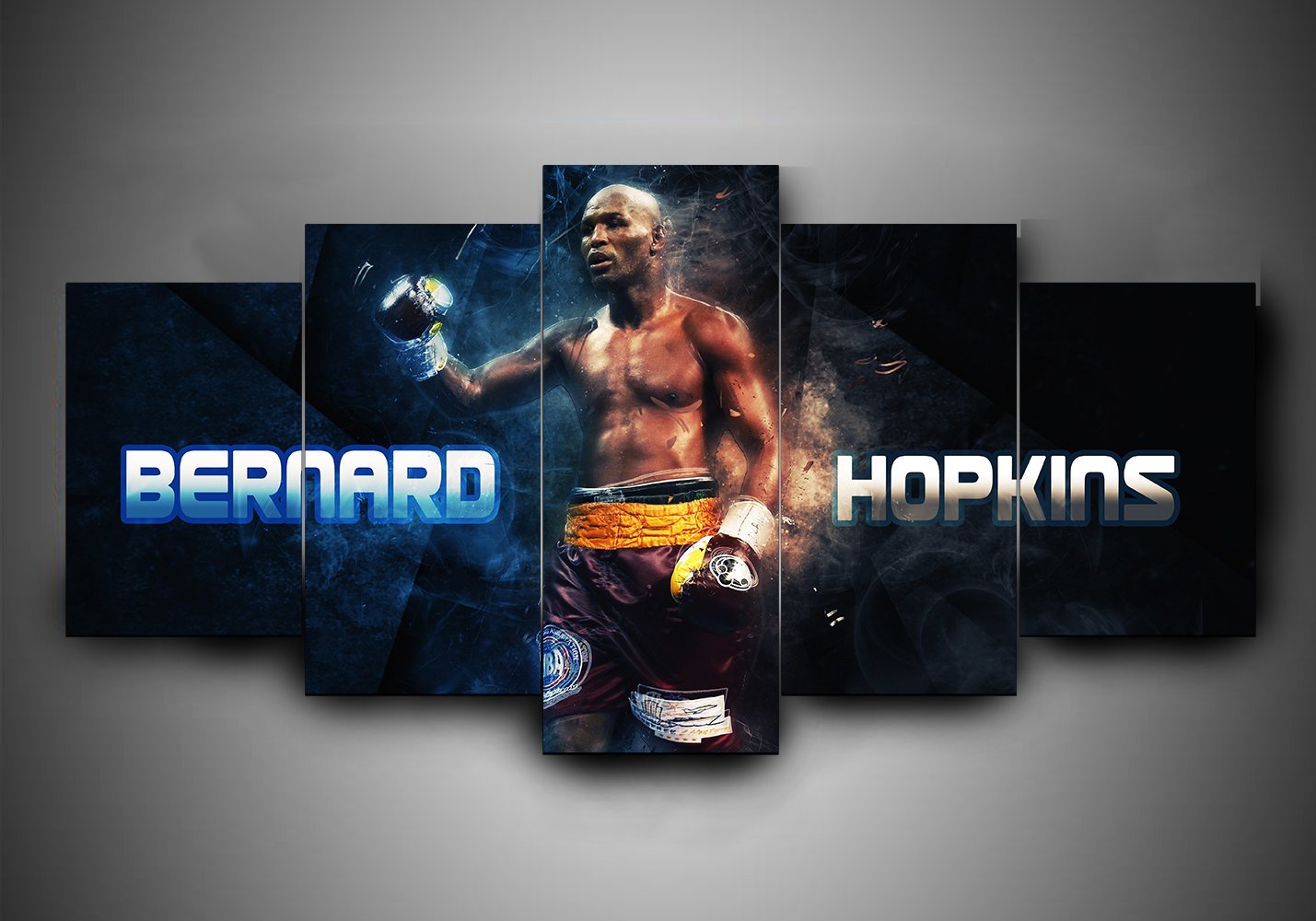 Boxing - Bernard Hopkins - Sport 5 Panel Canvas Art Wall Decor Boxing - Bernard Hopkins - Sport 5 Panel Canvas Art Wall Decor