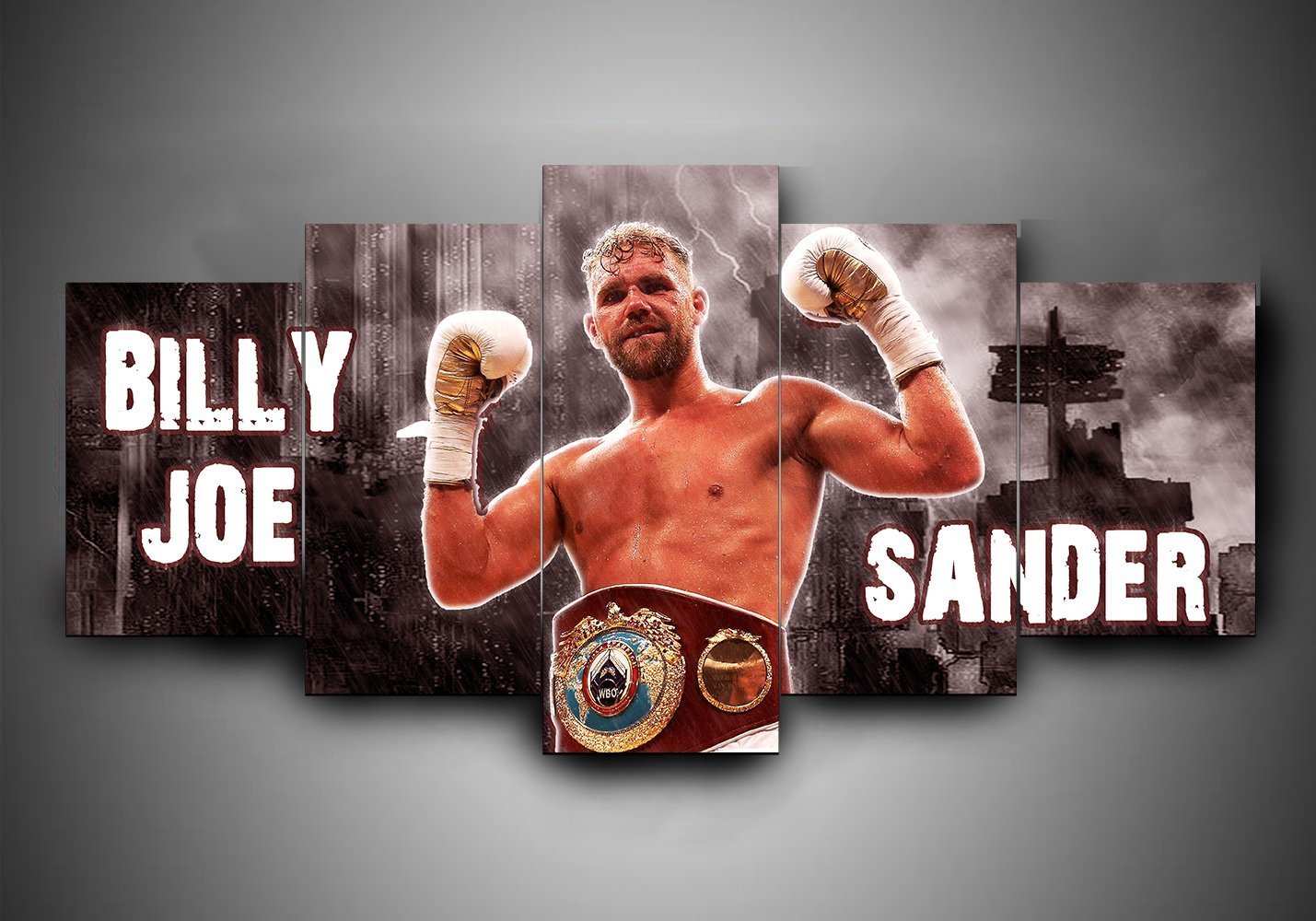 Boxing - Billy Joe Saunders - Sport 5 Panel Canvas Art Wall Decor Boxing - Billy Joe Saunders - Sport 5 Panel Canvas Art Wall Decor