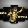 Boxing - Canelo Alvarez - Sport 5 Panel Canvas Art Wall Decor