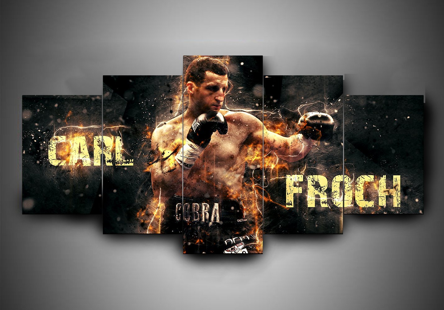 Boxing - Carl Froch - Sport 5 Panel Canvas Art Wall Decor Boxing - Carl Froch - Sport 5 Panel Canvas Art Wall Decor