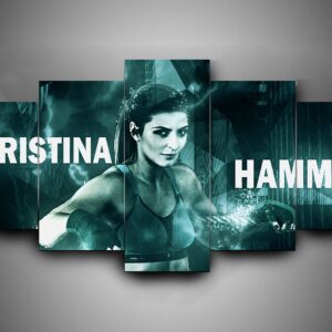 Boxing - Christina Hammer - Sport 5 Panel Canvas Art Wall Decor