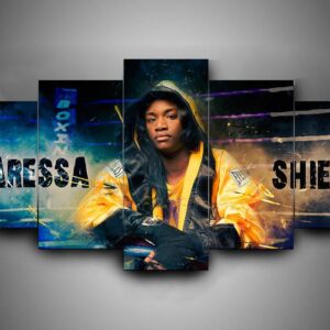 Boxing - Claressa Shields - Sport 5 Panel Canvas Art Wall Decor