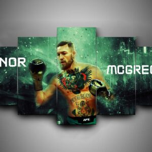 Boxing - Conor Mcgregor - Sport 5 Panel Canvas Art Wall Decor