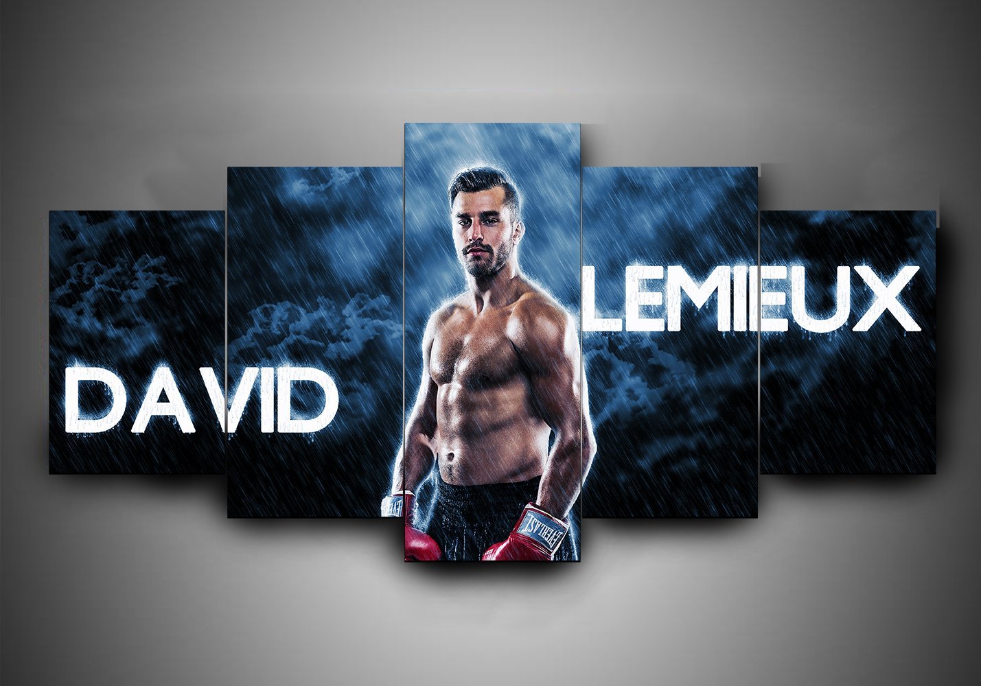 Boxing - David Lemieux - Sport 5 Panel Canvas Art Wall Decor Boxing - David Lemieux - Sport 5 Panel Canvas Art Wall Decor