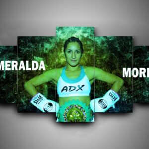 Boxing - Esmeralda Moreno - Sport 5 Panel Canvas Art Wall Decor