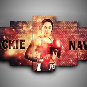 Boxing - Jackie Nava - Sport 5 Panel Canvas Art Wall Decor