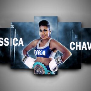 Boxing - Jessica Chavez - Sport 5 Panel Canvas Art Wall Decor