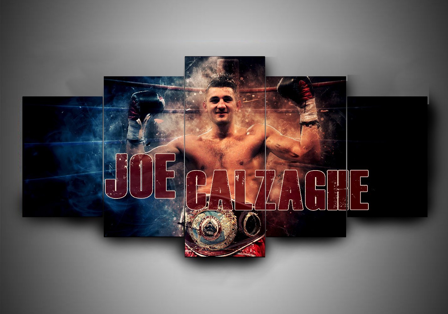 Boxing - Joe Calzaghe - Sport 5 Panel Canvas Art Wall Decor Boxing - Joe Calzaghe - Sport 5 Panel Canvas Art Wall Decor