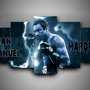 Boxing - Juan Manuel M??Rquez - Sport 5 Panel Canvas Art Wall Decor