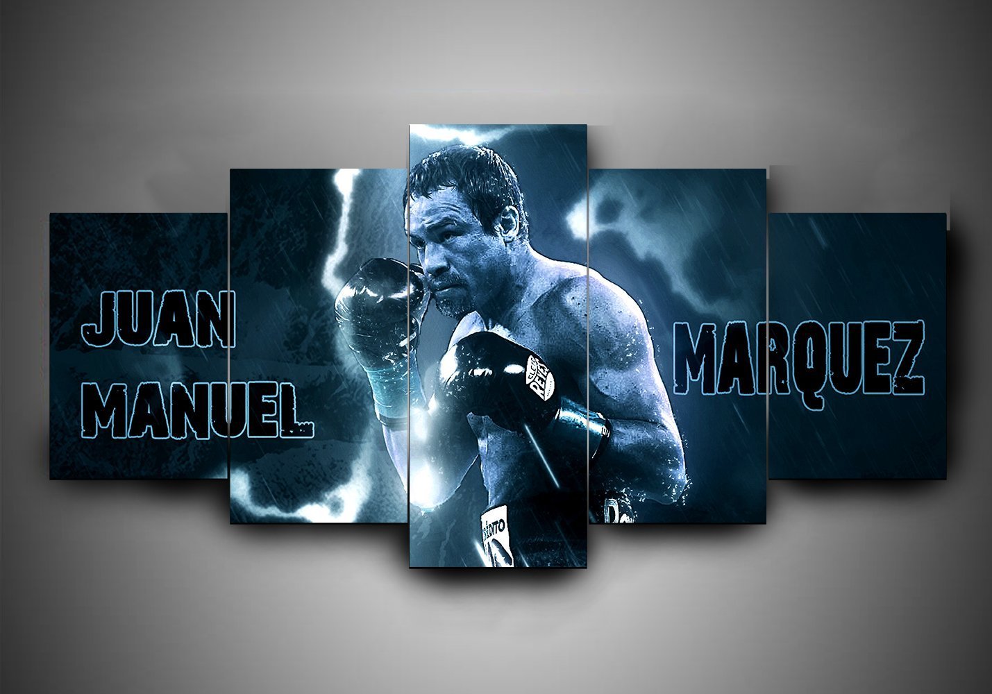 Boxing - Juan Manuel M??Rquez - Sport 5 Panel Canvas Art Wall Decor Boxing - Juan Manuel M??Rquez - Sport 5 Panel Canvas Art Wall Decor
