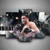 Boxing - Kubrat Pulev - Sport 5 Panel Canvas Art Wall Decor