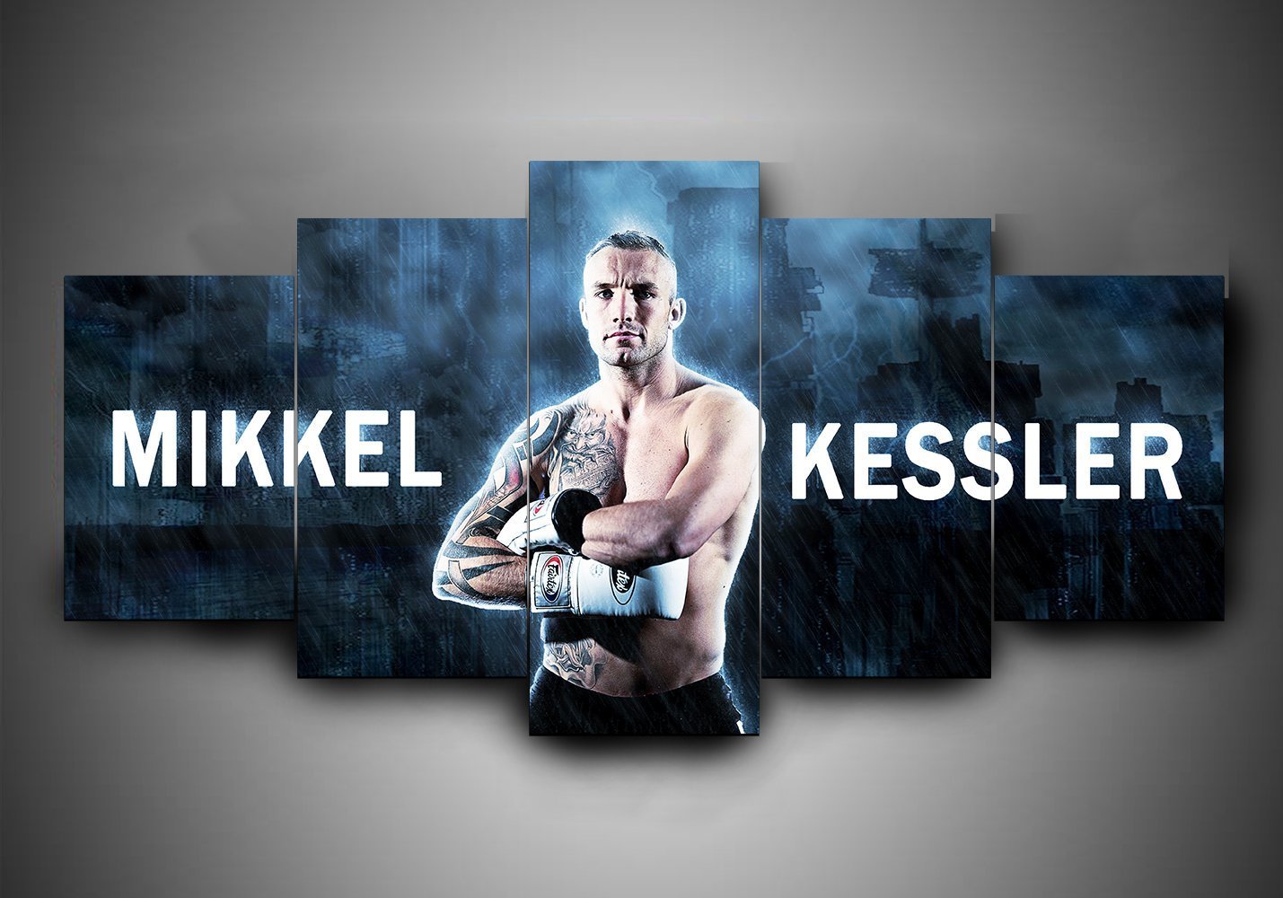 Boxing - Mikkel Kessler - Sport 5 Panel Canvas Art Wall Decor Boxing - Mikkel Kessler - Sport 5 Panel Canvas Art Wall Decor