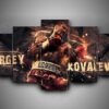 Boxing - Sergey Kovalev - Sport 5 Panel Canvas Art Wall Decor