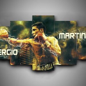 Boxing - Sergio Mart??Nez - Sport 5 Panel Canvas Art Wall Decor