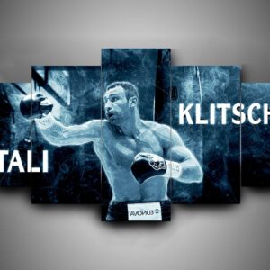 Boxing - Vitali Klitschko - Sport 5 Panel Canvas Art Wall Decor