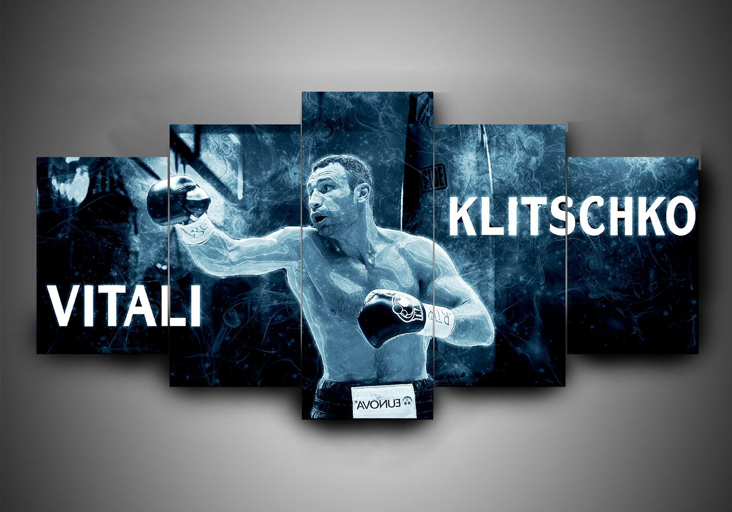 Boxing - Vitali Klitschko - Sport 5 Panel Canvas Art Wall Decor Boxing - Vitali Klitschko - Sport 5 Panel Canvas Art Wall Decor