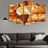 Bread - Kitchen 5 Panel Canvas Art Wall Decor
