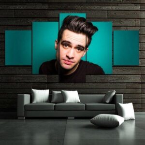 Brendon Boyd Urie 03 - Famous Person 5 Panel Canvas Art Wall Decor