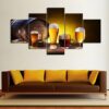 Brew Time - Kitchen 5 Panel Canvas Art Wall Decor