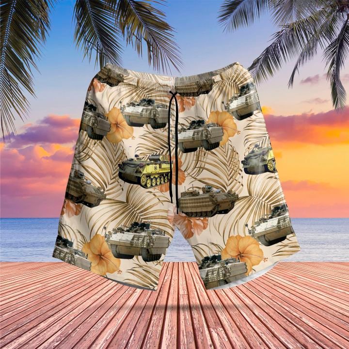 British Army Bulldog Fv430 Combat Vehicle Hawaiian Shirt British Army Bulldog Fv430 Combat Vehicle Hawaiian Shirt