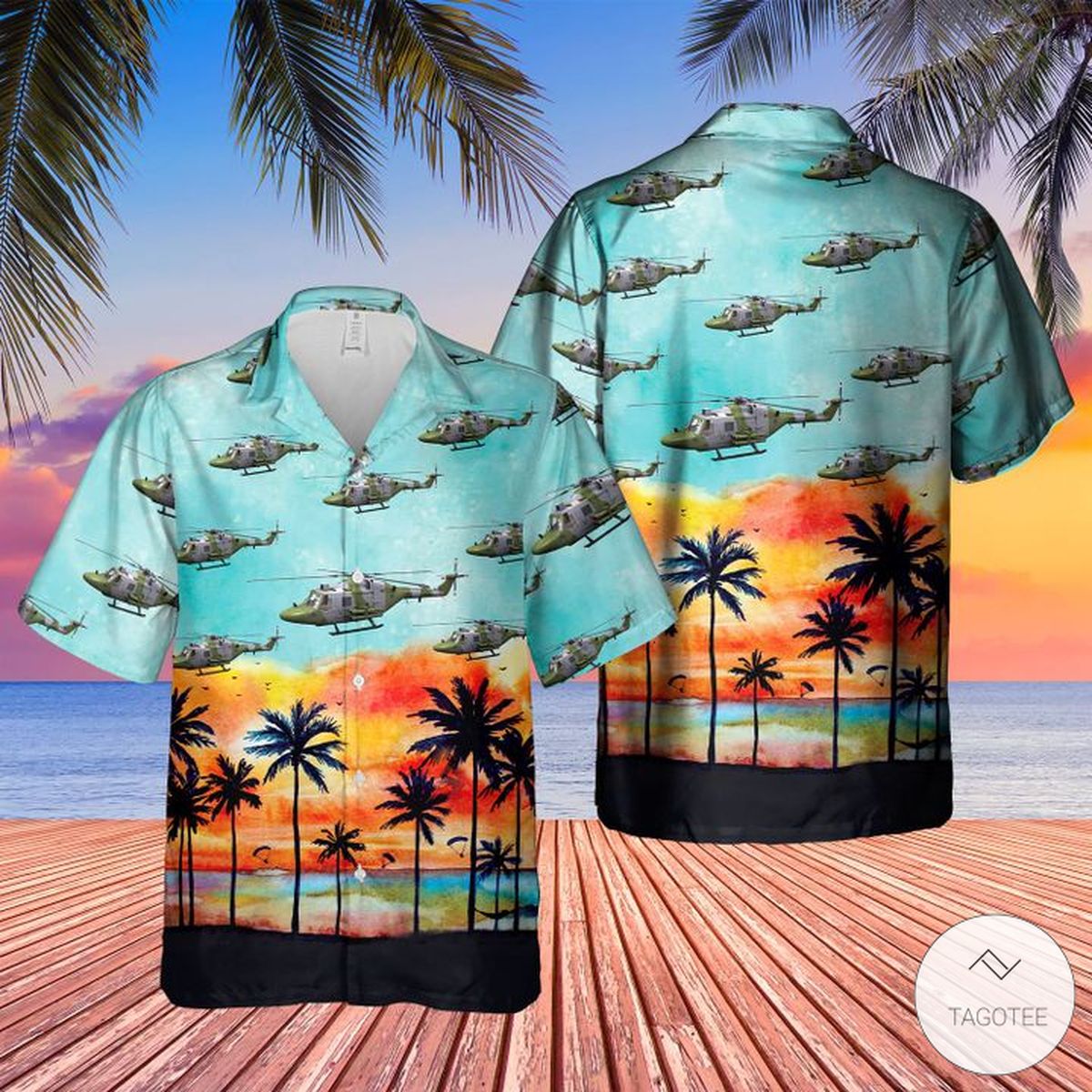British Army Westland Lynx Ah7 Hawaiian Shirt British Army Westland Lynx Ah7 Hawaiian Shirt