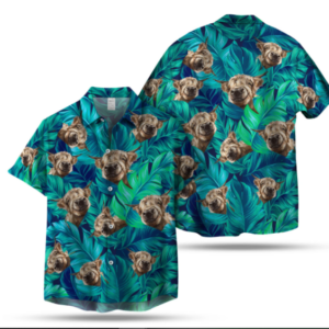 Brown Cow In The Jungle Hawaiian Shirt