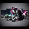 Buddha Statue 1 - Religion 5 Panel Canvas Art Wall Decor