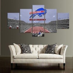 Buffalo Bills Country Stadium Sport - 5 Panel Canvas Art Wall Decor