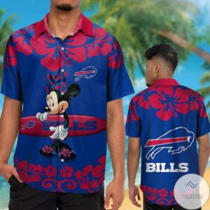 Buffalo Bills & Minnie Mouse Hawaiian Shirt