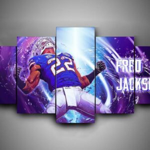 Buffalo Bills - Fred Jackson - Sport 5 Panel Canvas Art Wall Decor
