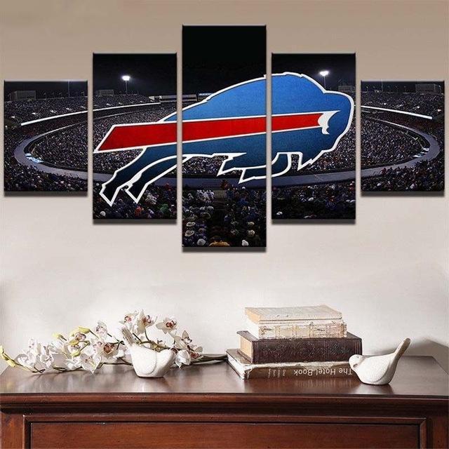 Buffalo Bills - Sport 5 Panel Canvas Art Wall Decor Buffalo Bills - Sport 5 Panel Canvas Art Wall Decor