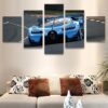 Bugatti Chiron 2 - Automative 5 Panel Canvas Art Wall Decor