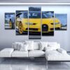 Bugatti Chiron - Automative 5 Panel Canvas Art Wall Decor