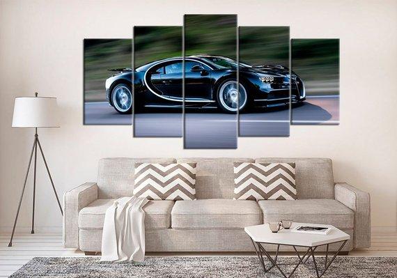 Bugatti Divo Car 1 - Automative 5 Panel Canvas Art Wall Decor Bugatti Divo Car 1 - Automative 5 Panel Canvas Art Wall Decor