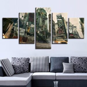 Building 13 - Nature 5 Panel Canvas Art Wall Decor