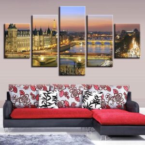 Building 14 - Nature 5 Panel Canvas Art Wall Decor