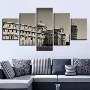 Building 16 - Nature 5 Panel Canvas Art Wall Decor