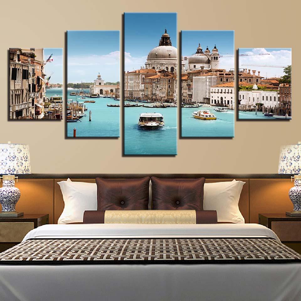 Building 21 - Nature 5 Panel Canvas Art Wall Decor Building 21 - Nature 5 Panel Canvas Art Wall Decor