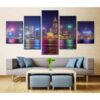 Building 3 - Nature 5 Panel Canvas Art Wall Decor
