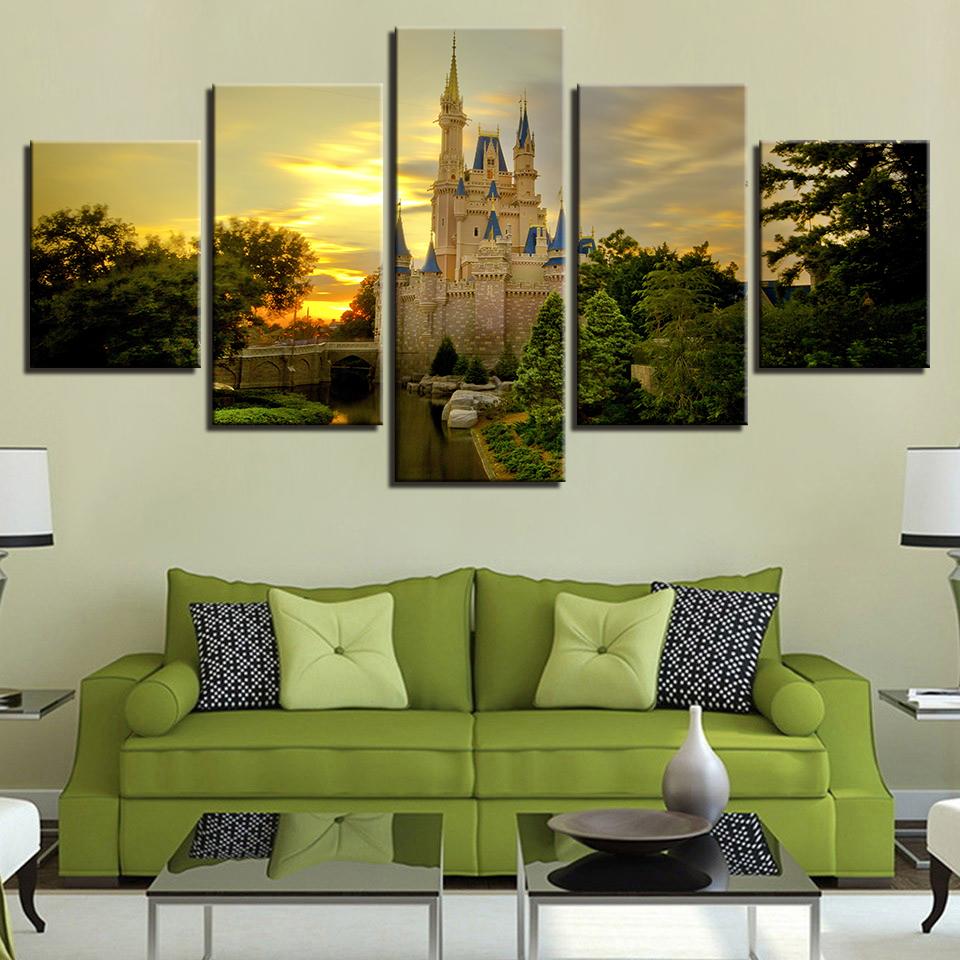 Building 51 - Nature 5 Panel Canvas Art Wall Decor Building 51 - Nature 5 Panel Canvas Art Wall Decor