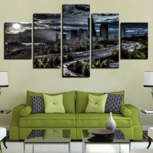 Building 52 - Nature 5 Panel Canvas Art Wall Decor