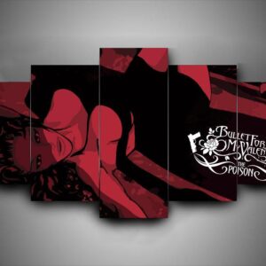 Bullet For My Valentine 1 - Music 5 Panel Canvas Art Wall Decor