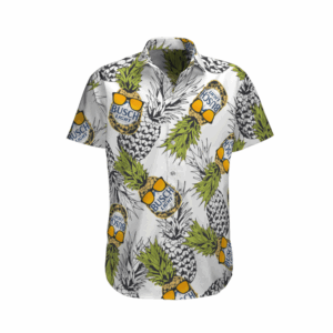Busch Beer Pineapple Hawaiian Shirt- Limited Edition