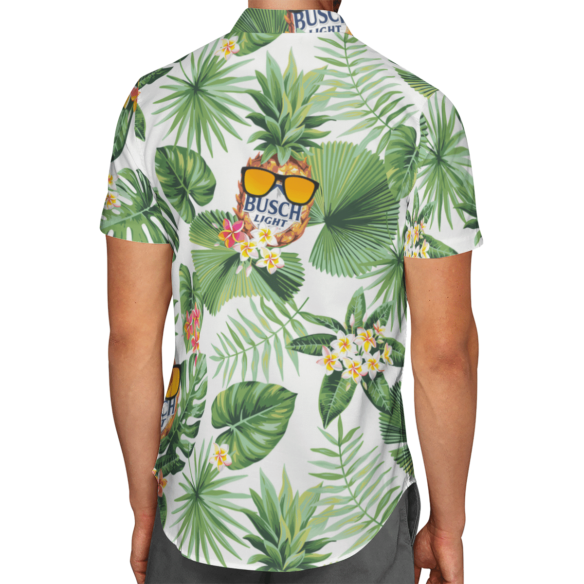 Busch Light Leaves Hawaiian Shirt Busch Light Leaves Hawaiian Shirt