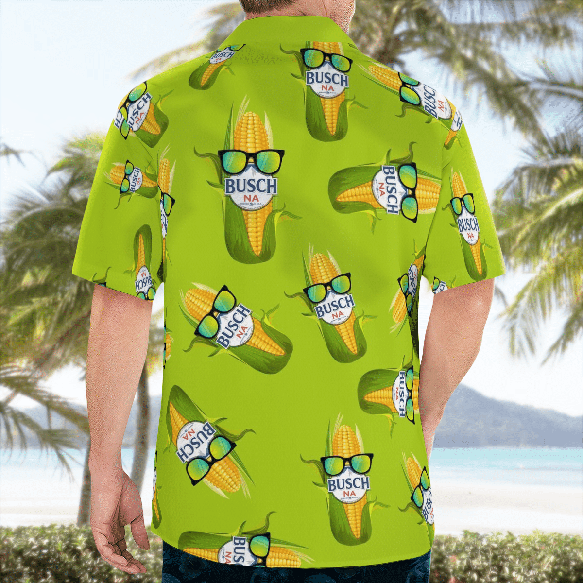 Busch Na Corn Hawaiian Shirt Busch Na Corn Hawaiian Shirt