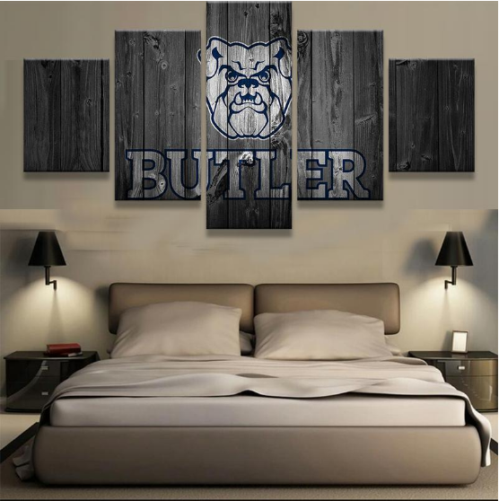 Butler Bulldogs Barn Wood - Sport 5 Panel Canvas Art Wall Decor Butler Bulldogs Barn Wood - Sport 5 Panel Canvas Art Wall Decor